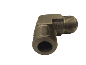 Колено (уголок) соединительный к компрессору 3/4'' (конус) / М 27х1,5