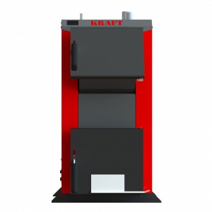 Котел твердотопливный для дома KRAFT A 12 кВт (с автоматикой Novosolar)