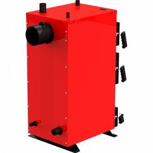 Котел твердотопливный для дома KRAFT E 12 кВт (с автоматикой Novosolar)