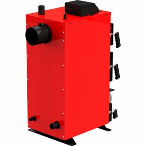 Котел твердотопливный для дома KRAFT E 12 кВт (с автоматикой Novosolar)