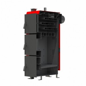 Котел твердопаливний длительного горения KRAFT L 30 кВт (з автоматикою Krypton)