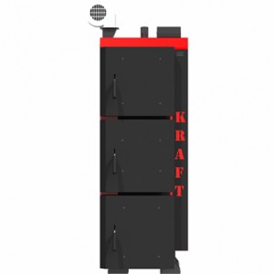 Котел твердотопливный длительного горения KRAFT L 40 кВт (с автоматикой Krypton)