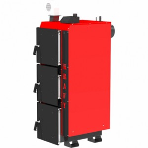 Котел твердотопливный длительного горения KRAFT L 50 кВт (с автоматикой Krypton)