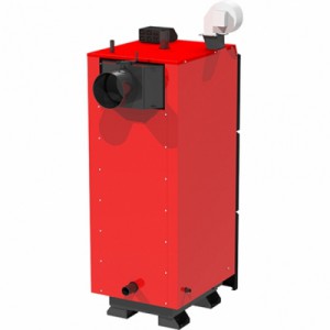 Котел твердотопливный длительного горения KRAFT L 75 кВт (с автоматикой Krypton)
