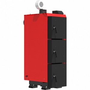 Котел твердотопливный длительного горения KRAFT L 75 кВт (с автоматикой Krypton)