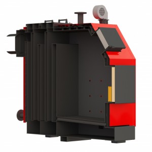 Индустриальный твердотоплевный котел KRAFT Prom V 250 кВт (полочный теплообменник)